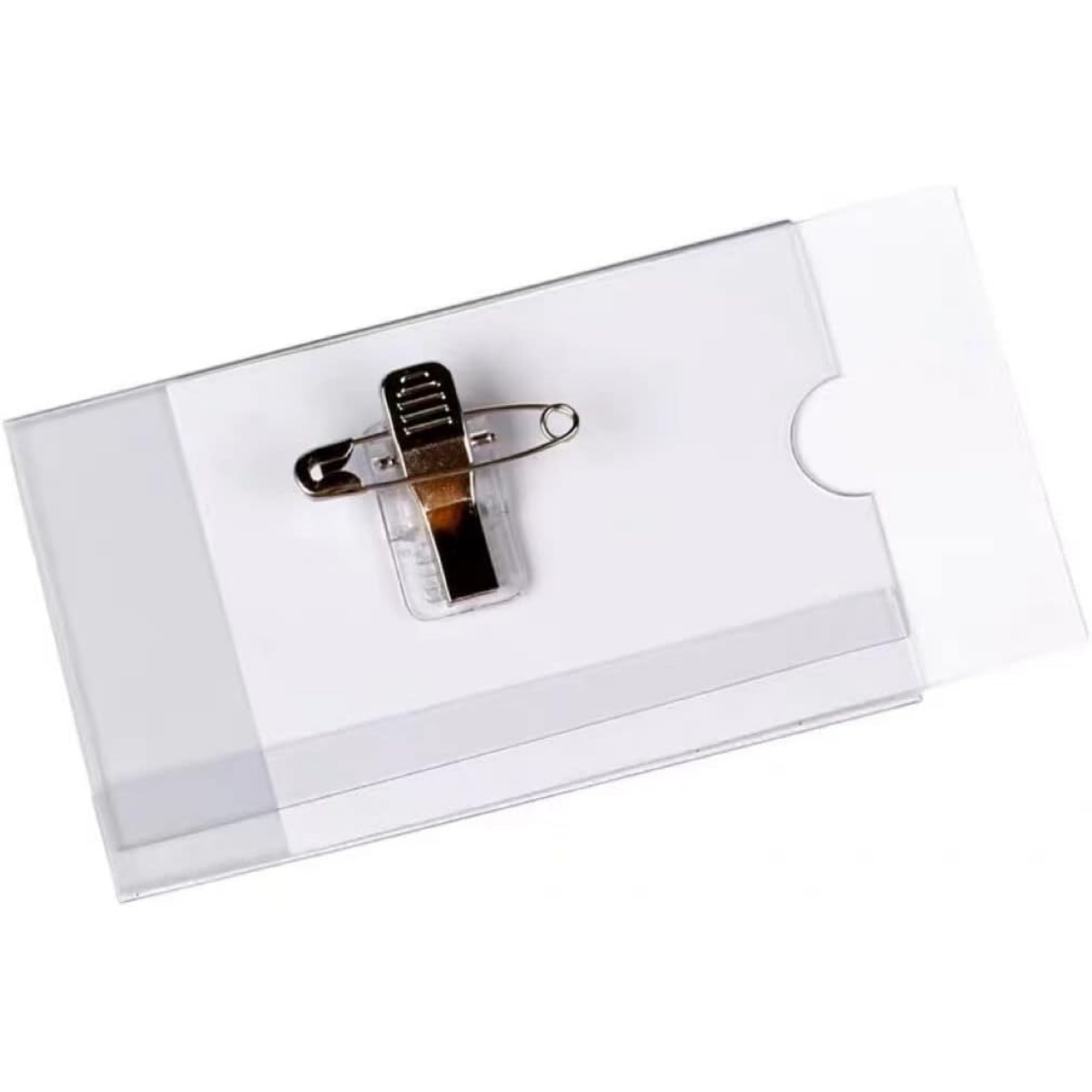 Name Tags - Thick Name Badge With Plastic Clip